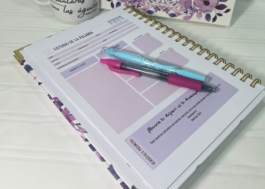 Diario de Promesas – Special Edition Christian Devotional Journal with Verse Study Method for Bible Study & Spiritual Growth. Diario de Promesas Special Edition with gift box – Spanish Christian devotional journal with verse study method for women and teen girls by Kairos Creations