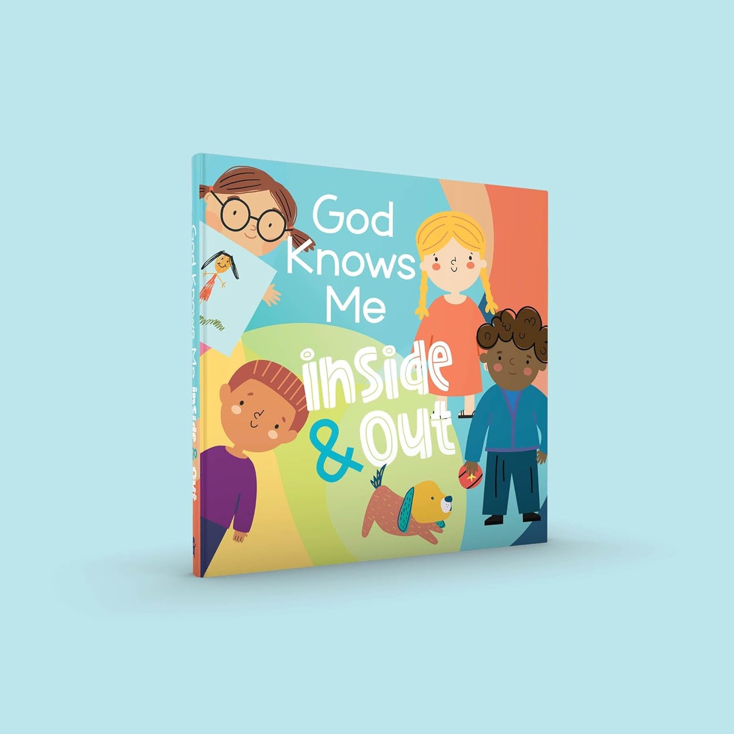 God Knows Me Inside and Out – Bible Story Board Book for Kids (Faith & Identity Series #7). Additional cover view of God Knows Me Inside and Out – Faith & Identity Series Christian board book for babies and toddlers ages 0–4 – B&H Kids