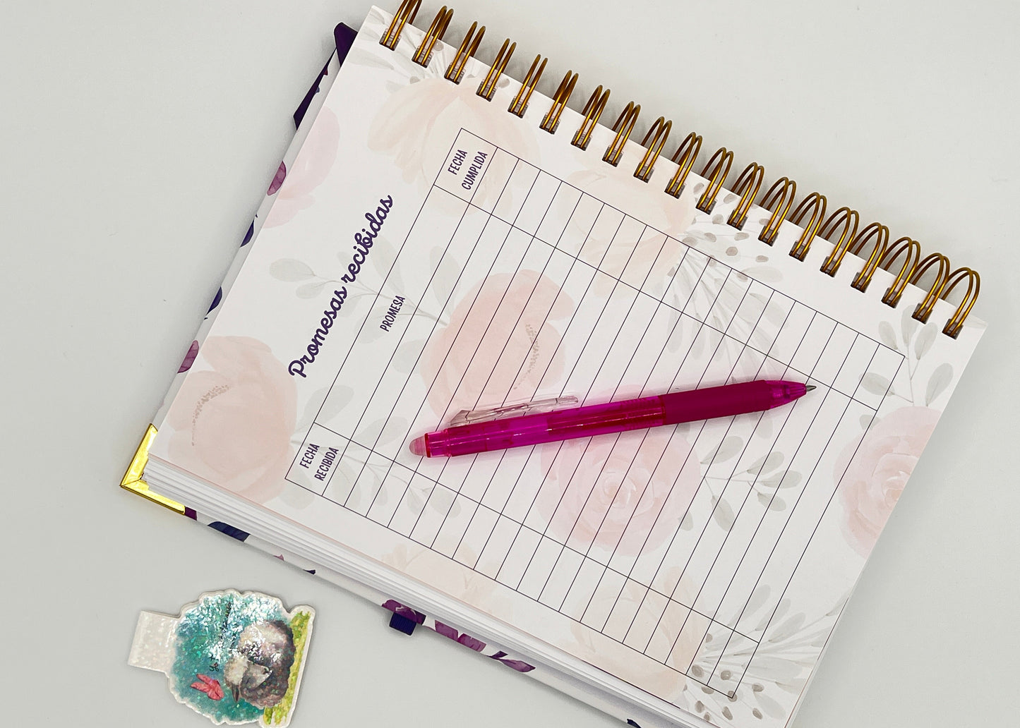 Diario de Promesas – Special Edition, Promises notes page
