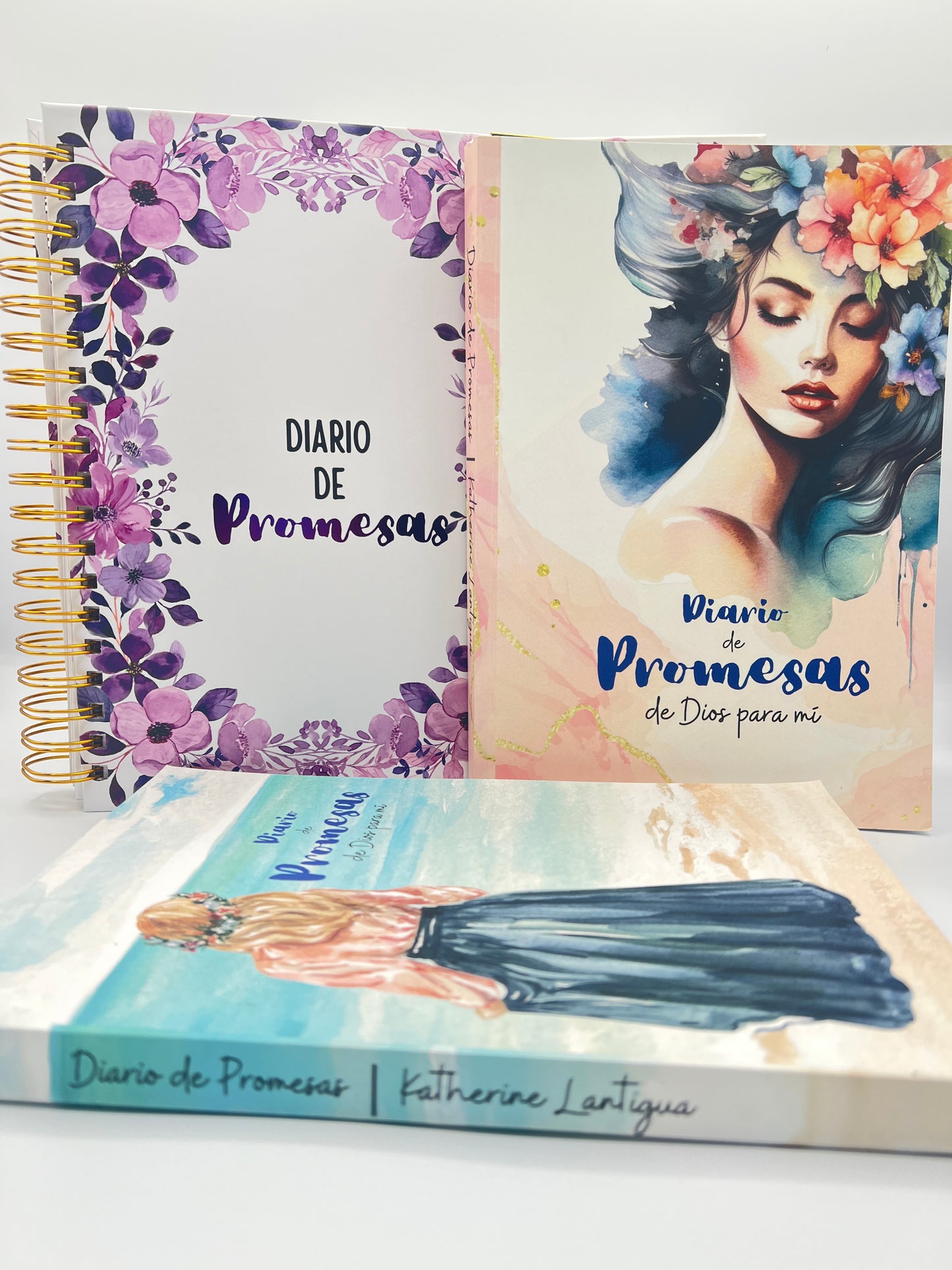 Set of 3 Diario de Promesas Bible Study Journals - All