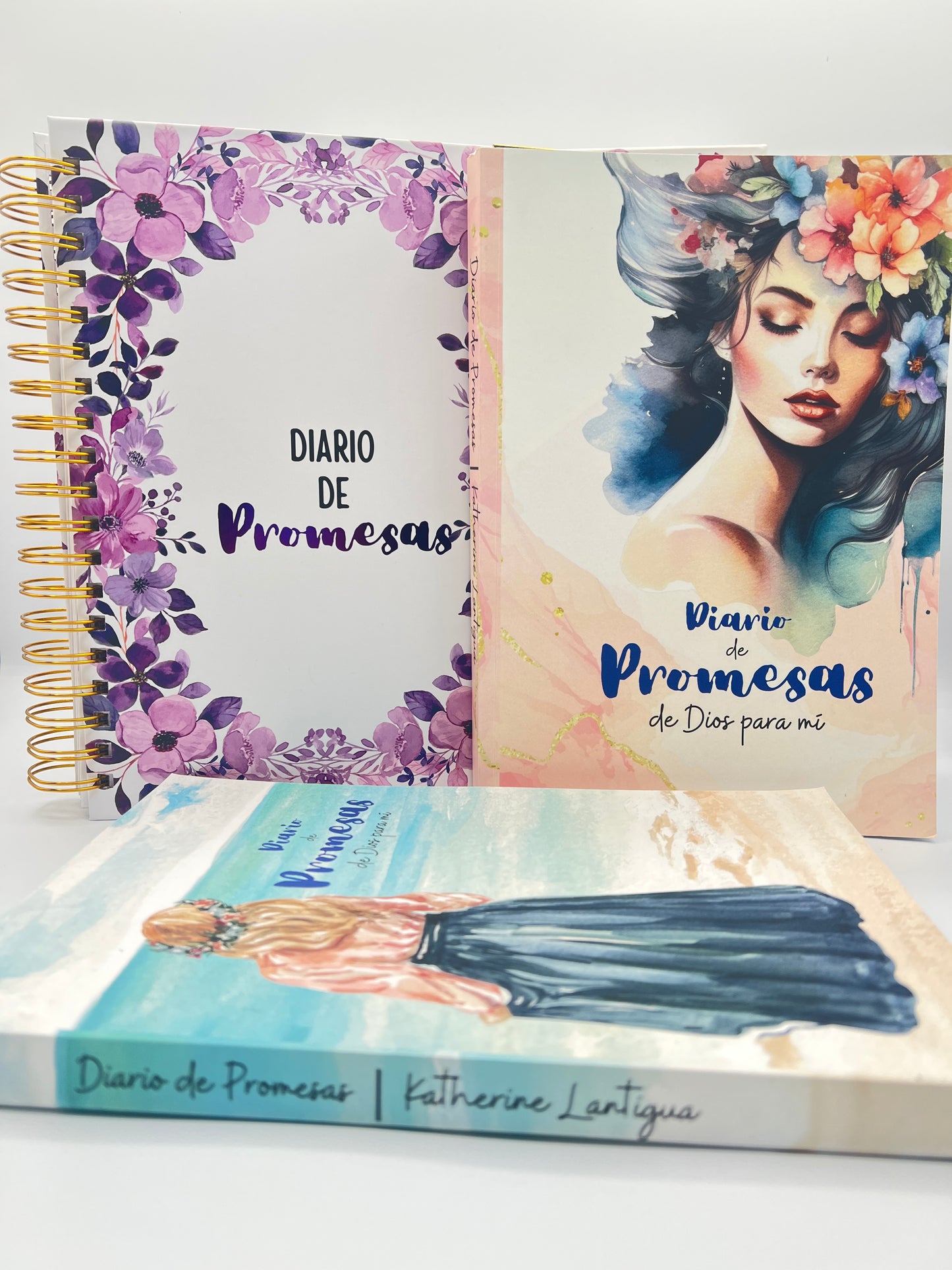 Set of 3 Diario de Promesas Bible Study Journals - All Set