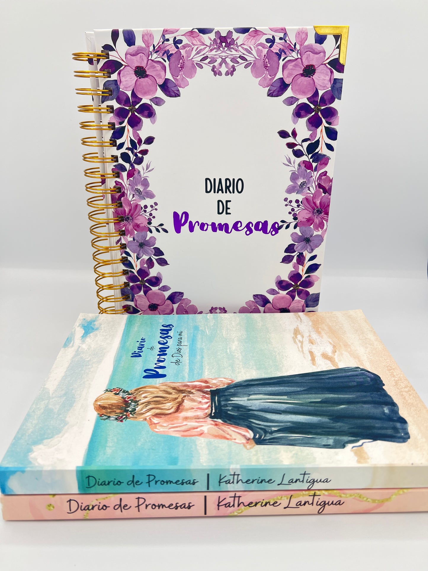 Set of 3 Diario de Promesas Bible Study Journals - Special Edition