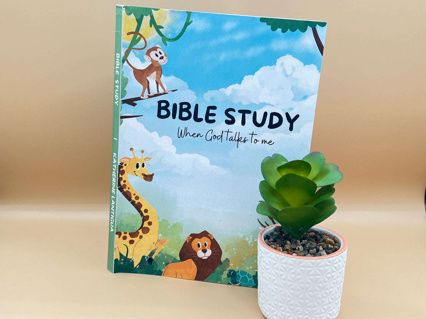 Bible Study Journal for Kids – When God Talks to Me, front cover