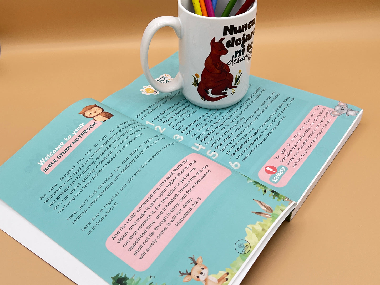Bible Study Journal for Kids – When God Talks to Me, Notebook page