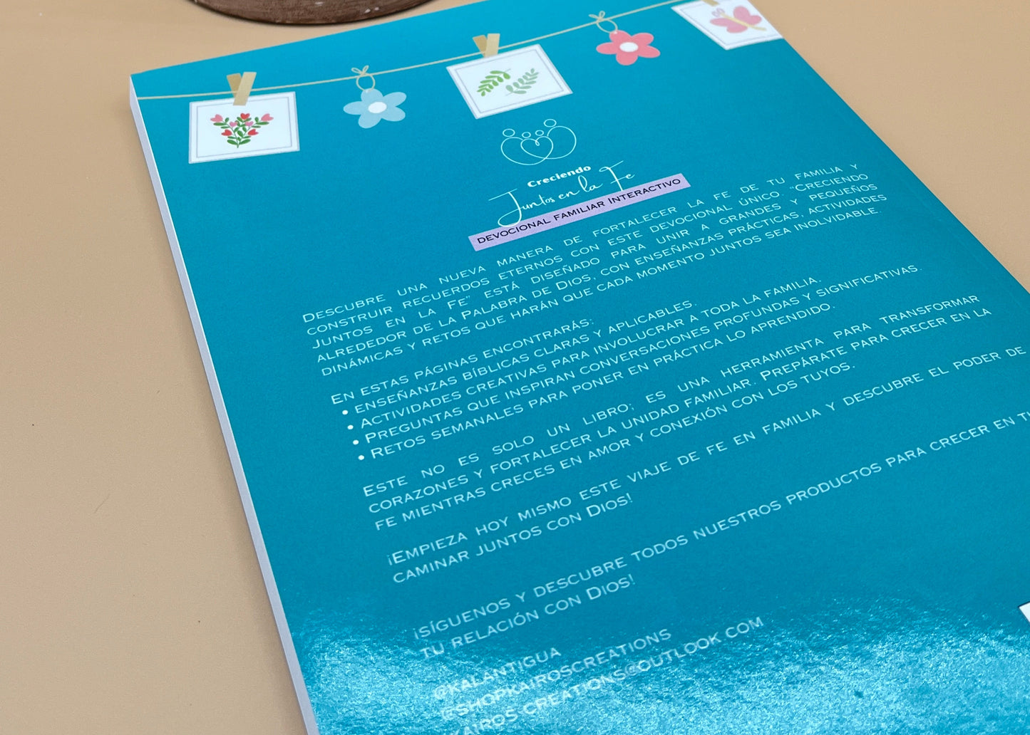 Interactive Family Devotional, Back Cover