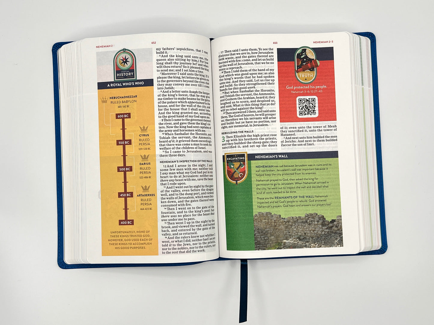 KJV Explorer Bible for Kids – Royal Blue LeatherTouch (Full-Color Study Edition)