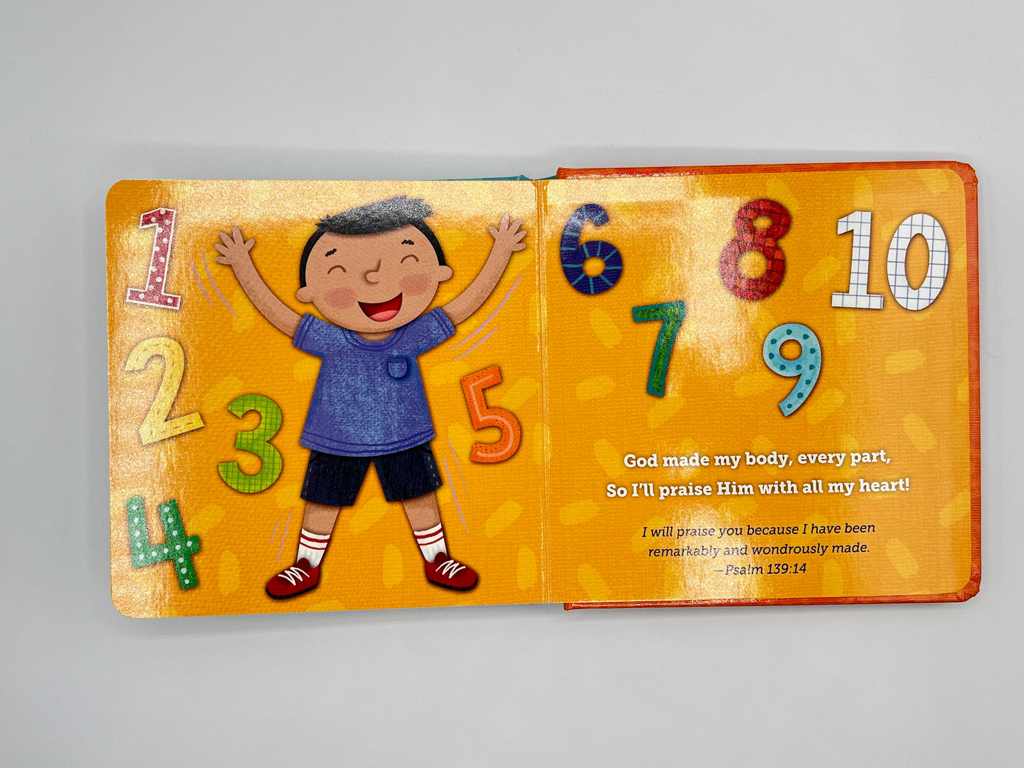 1, 2, 3 God Made Me | Christian Counting Board Book for Kids