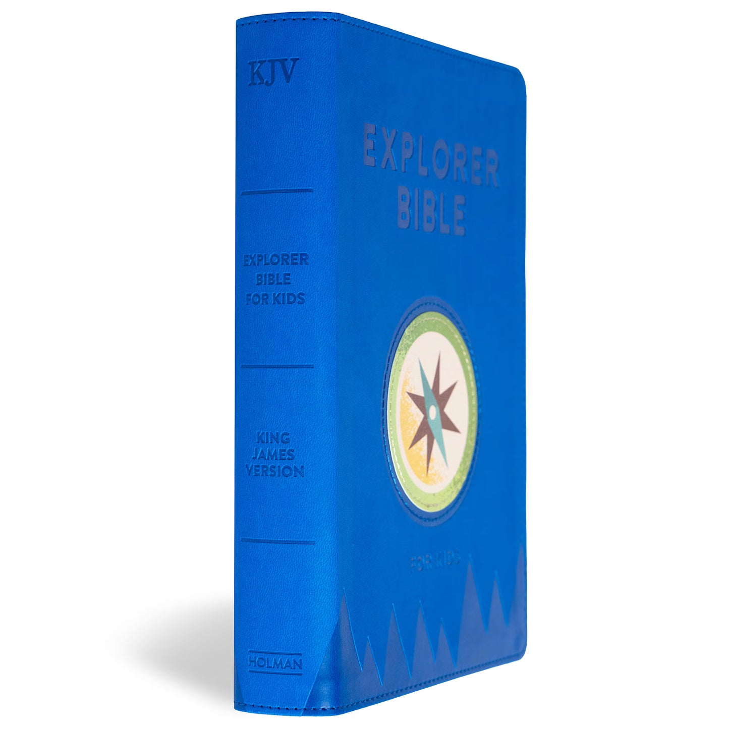 KJV Explorer Bible for Kids – Royal Blue LeatherTouch (Full-Color Study Edition)