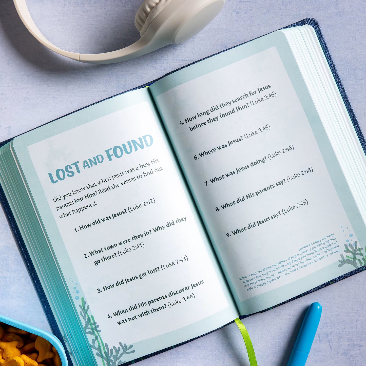 KJV Easy-for-Me Bible for Early Readers – Deep Blue LeatherTouch