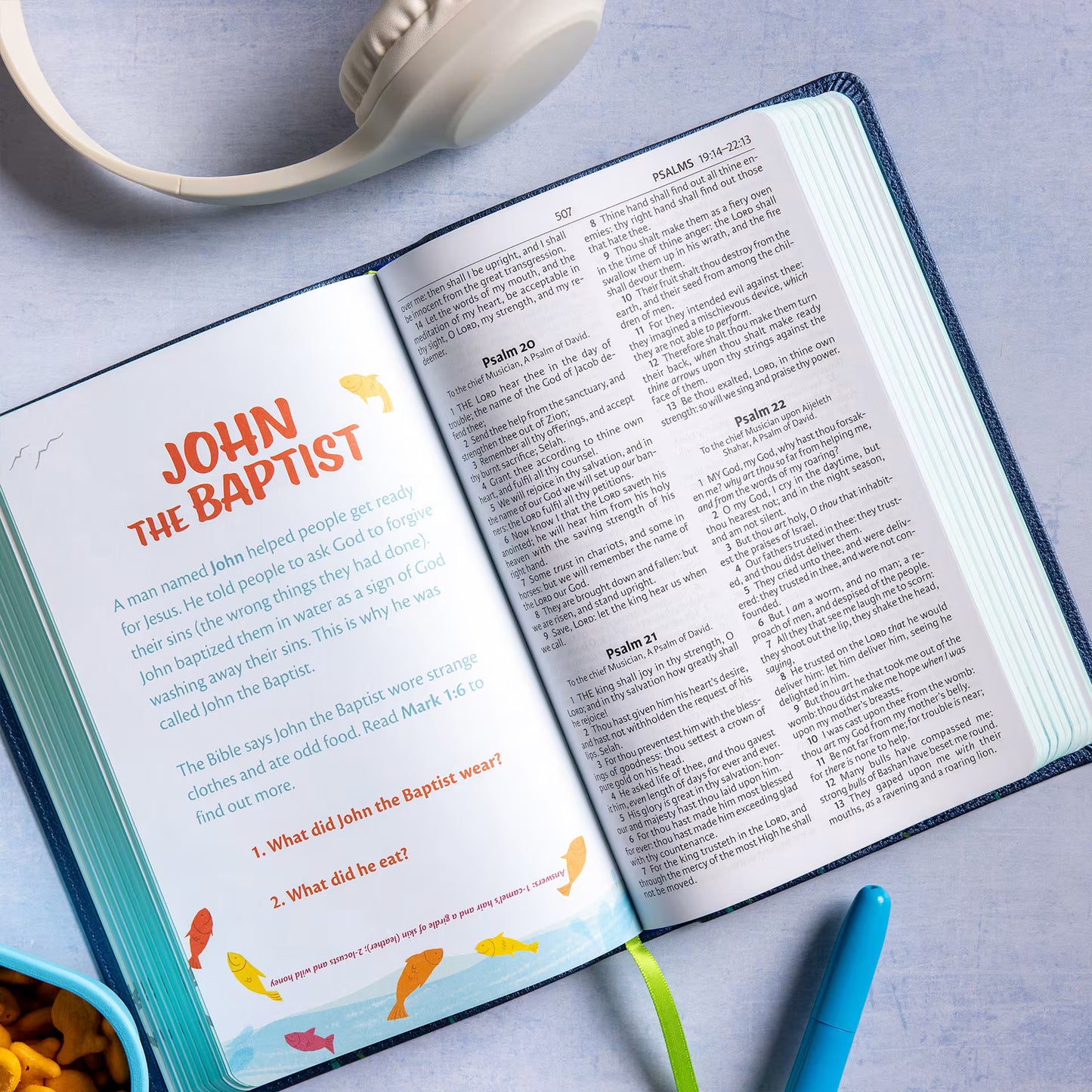 KJV Easy-for-Me Bible for Early Readers – Deep Blue LeatherTouch