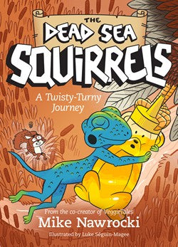 Book 11  – A Twisty-Turny Journey – The Dead Sea Squirrels | Christian Adventure and Faith Story for Kids. Book Cover