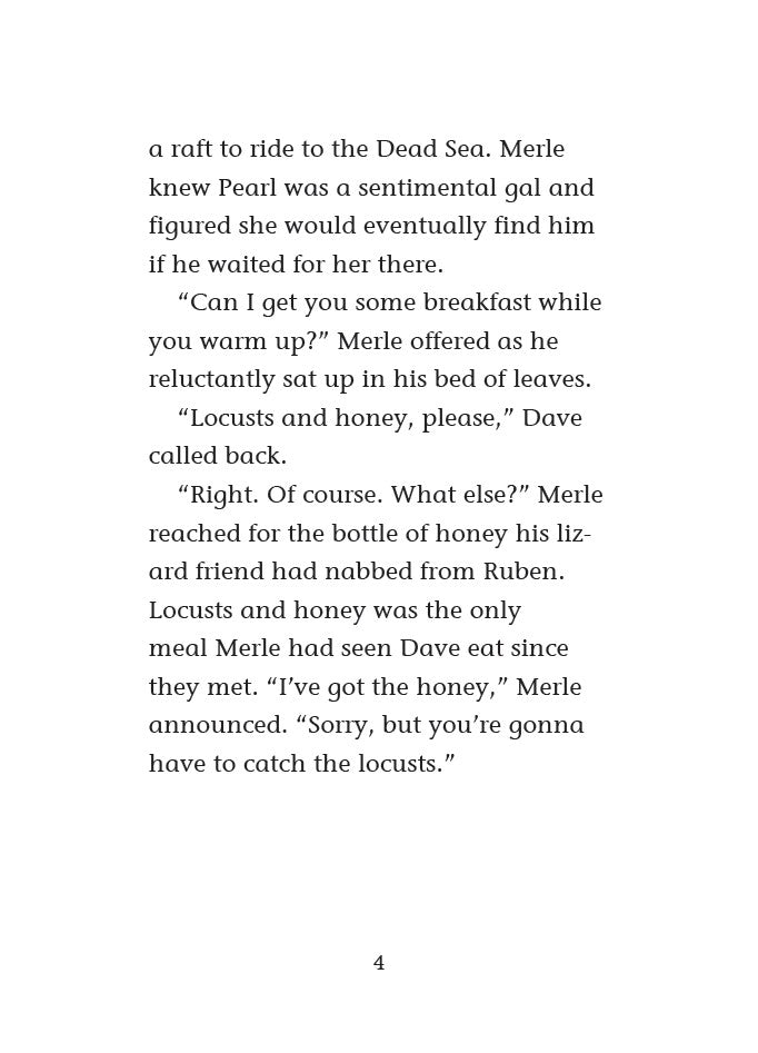 Book 11  – A Twisty-Turny Journey – The Dead Sea Squirrels | Christian Adventure and Faith Story for Kids. Text from a book or story on a white background