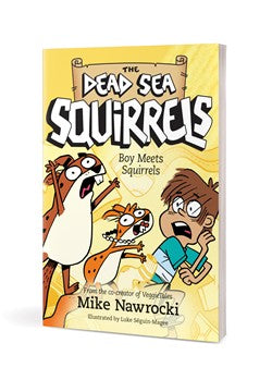 Book 2 – Boy Meets Squirrels | The Dead Sea Squirrels Series – A Fun Christian Adventure for Kids. Cover Book.