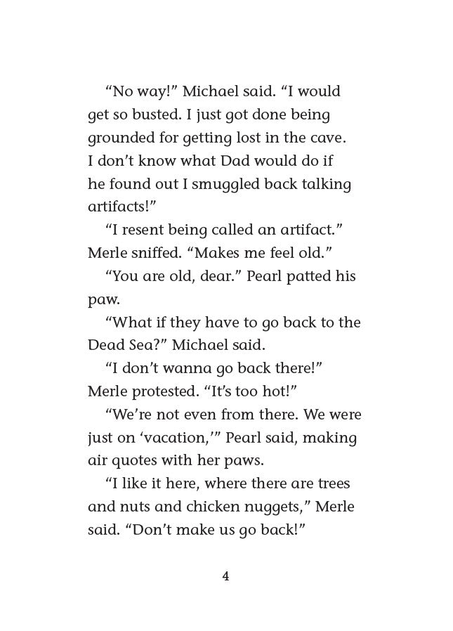 Book 3 – Nutty Study Buddies | The Dead Sea Squirrels Series – A Funny Faith-Filled Story for Kids, story on a white background