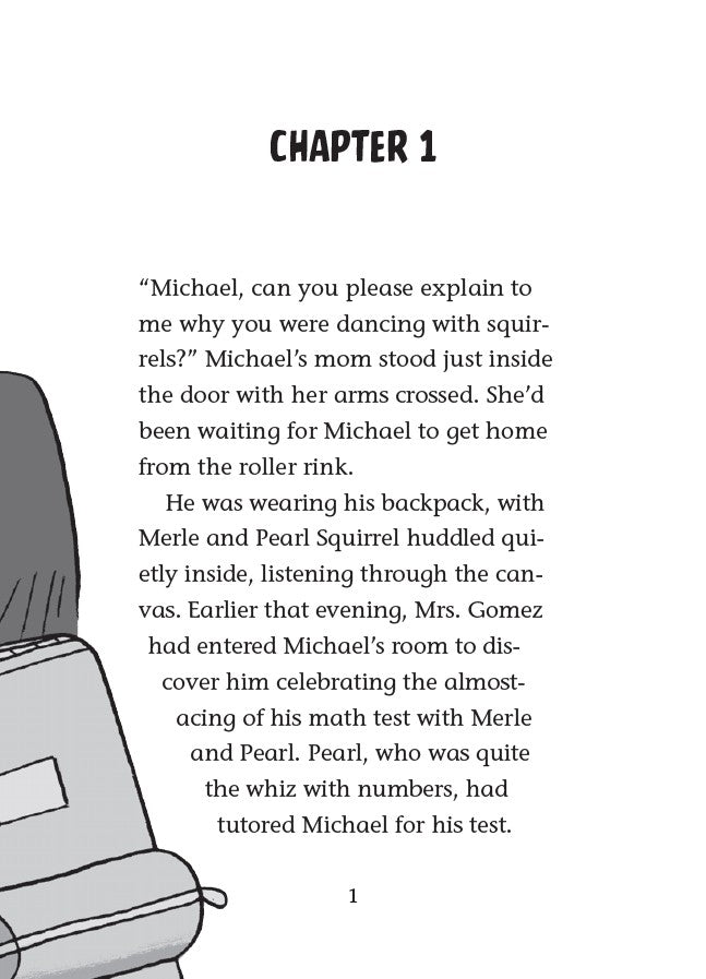 Book 4 – Squirrelnapped! | The Dead Sea Squirrels Series – A Fun Bible Adventure About Honesty for Kids. The Book page with text and a character illustration on a white background