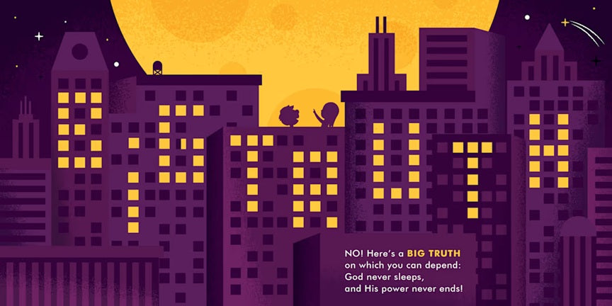 Does God Sleep? – Tiny Theologians Board Book #3 | A Bible Story About God’s Power for Kids. Open Page