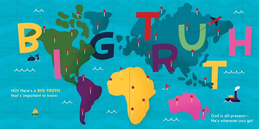 Does God Go on Vacation? – Tiny Theologians Board Book #3 | A Bible Story About God’s Presence for Kids. Open Page