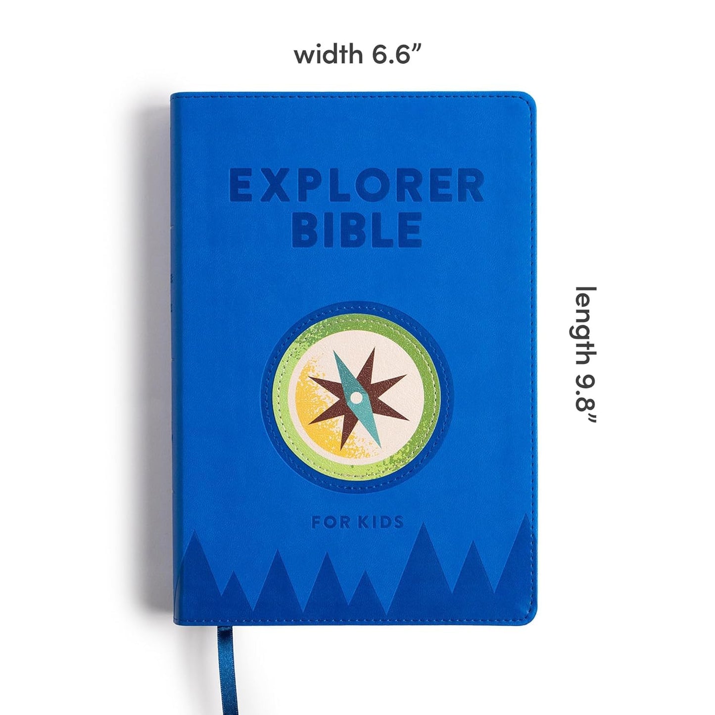 KJV Explorer Bible for Kids – Royal Blue LeatherTouch (Full-Color Study Edition). 