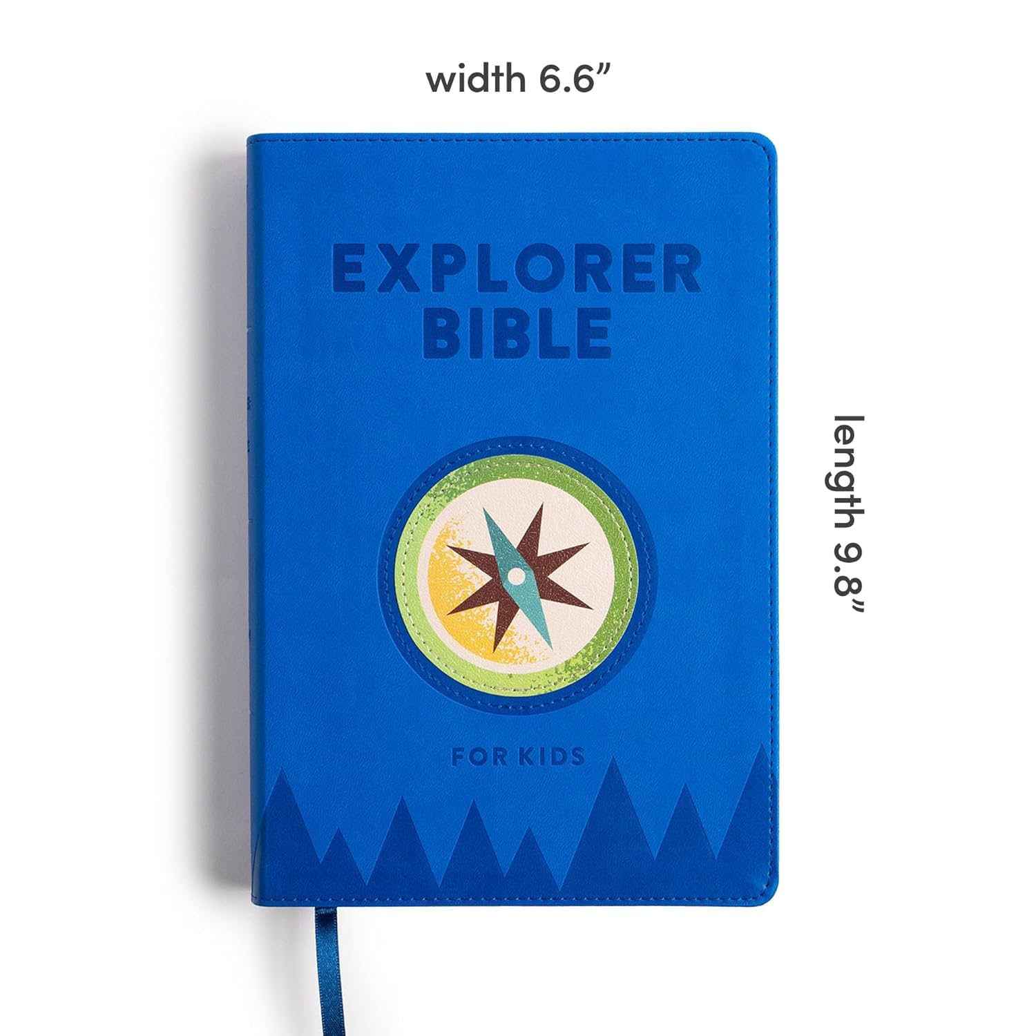 KJV Explorer Bible for Kids – Royal Blue LeatherTouch (Full-Color Study Edition). 