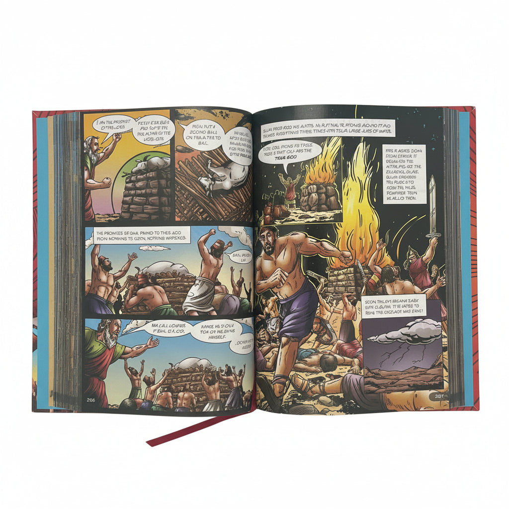 BibleForce Duo Bundle – Heroes Bible + Devotional | Christian Gift Set for Kids. Additional lifestyle view of the BibleForce Duo Bundle – The First Heroes Bible and Devotional Christian gift set for kids ages 6–12 – Tyndale House
