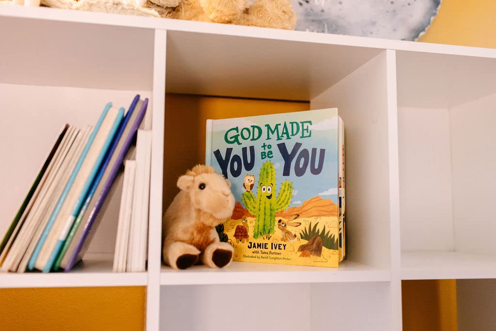 God Made You to Be You – Board Book #1 | A Christian Story About Purpose, Identity & God's Perfect Design for Kids. God Made You to Be You by Jamie Ivey displayed on a shelf – Christian board book about purpose and identity for toddlers ages 2–6