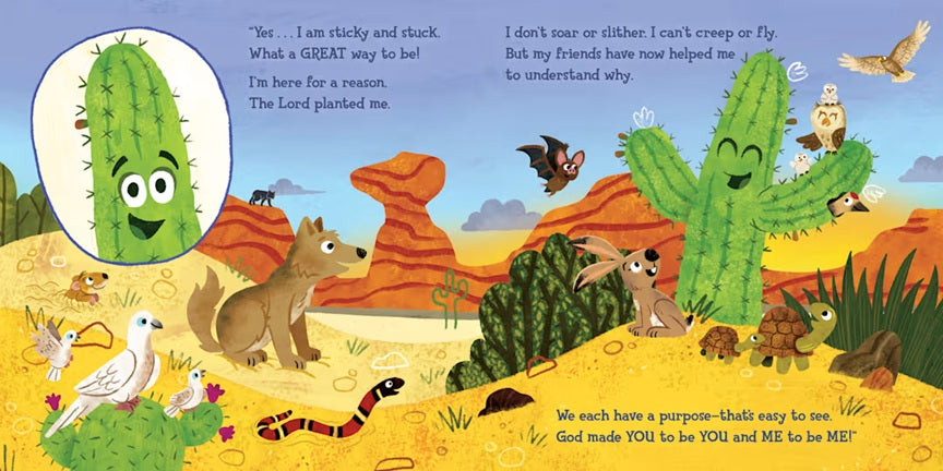 God Made You to Be You – Board Book #1 | A Christian Story About Purpose, Identity & God’s Perfect Design for Kids. Open book page