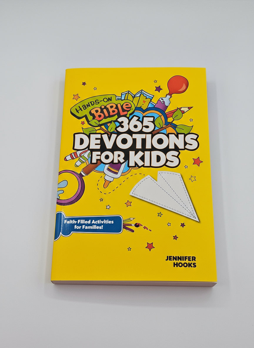 Hands-On Bible Devotions for Kids. Book Cover