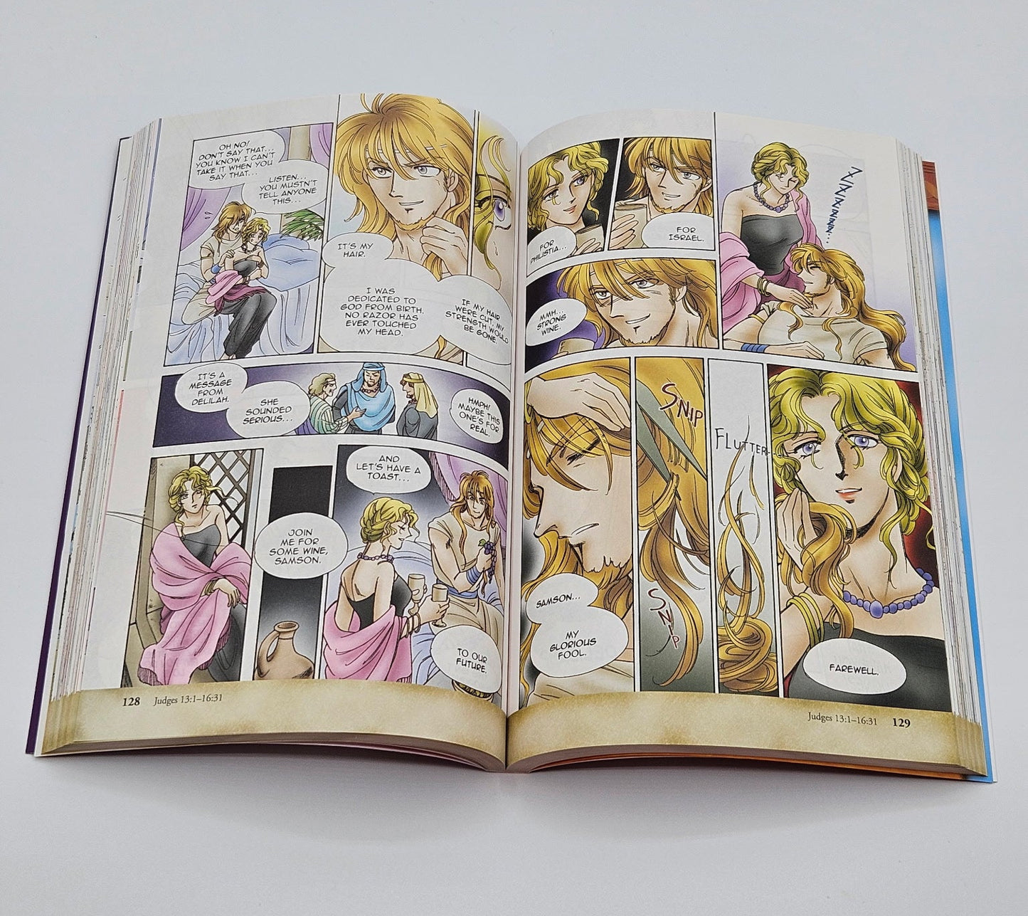 Manga Melech | The Story of Israel’s Kings – Bible Manga. Open Book