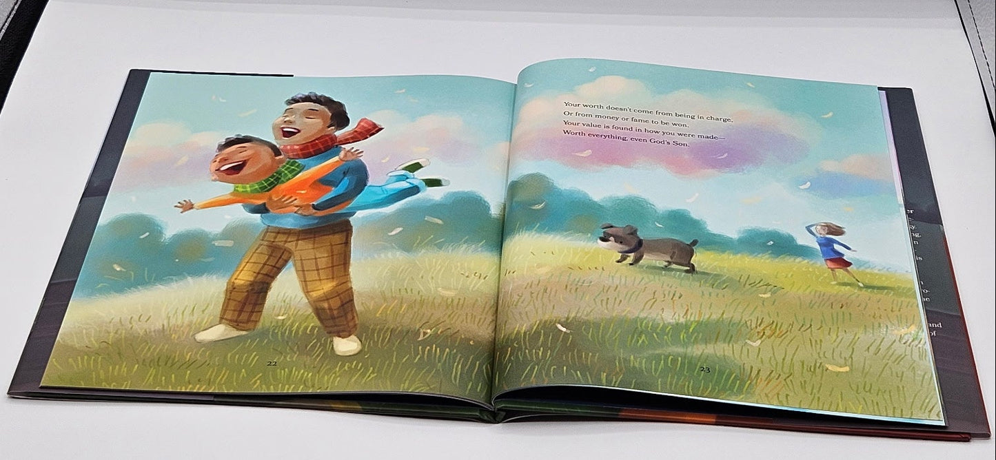 How Much Is a Little Boy Worth? | Christian Picture Book on God’s Love & Value for Boys. Open book