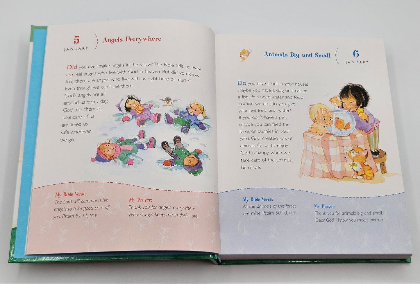 The One Year Devotions for Preschoolers: Daily Bible Stories and Prayers for Kids Ages 3–6. Open Book