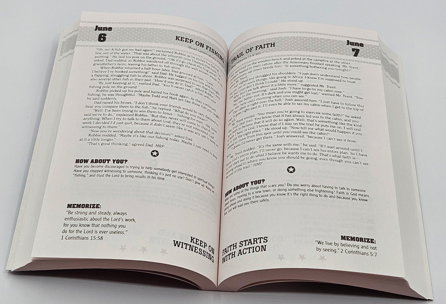 The One Year Devotions for Boys: 365 Daily Bible Stories and Faith Lessons for Ages 8–12. Open Book