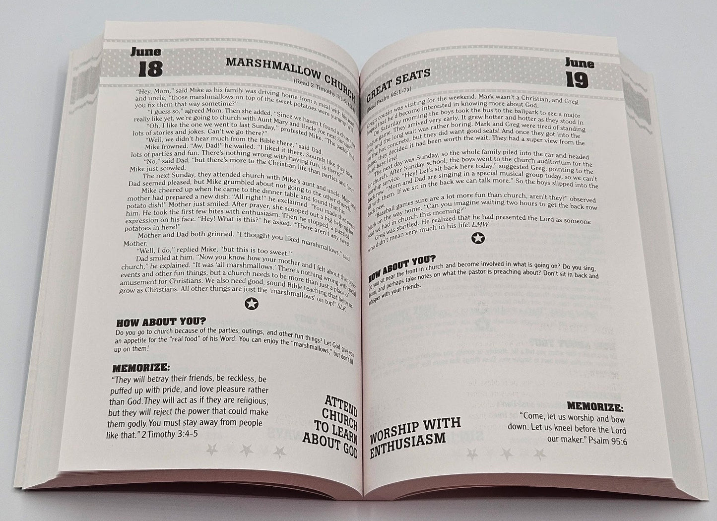 The One Year Devotions for Boys: 365 Daily Bible Stories and Faith Lessons for Ages 8–12. Open Book