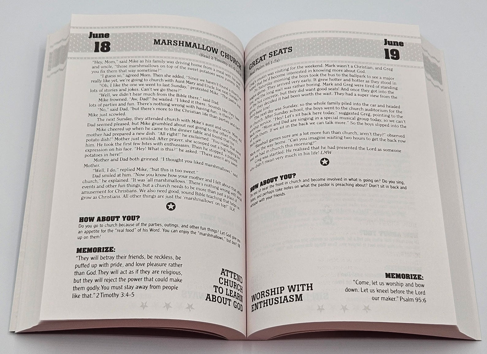 The One Year Devotions for Boys: 365 Daily Bible Stories and Faith Lessons for Ages 8–12. Open Book