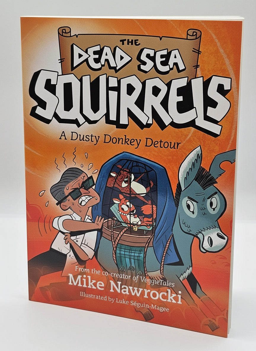 Book 8 – A Dusty Donkey Detour – The Dead Sea Squirrels | Christian Adventure Story for Kids
