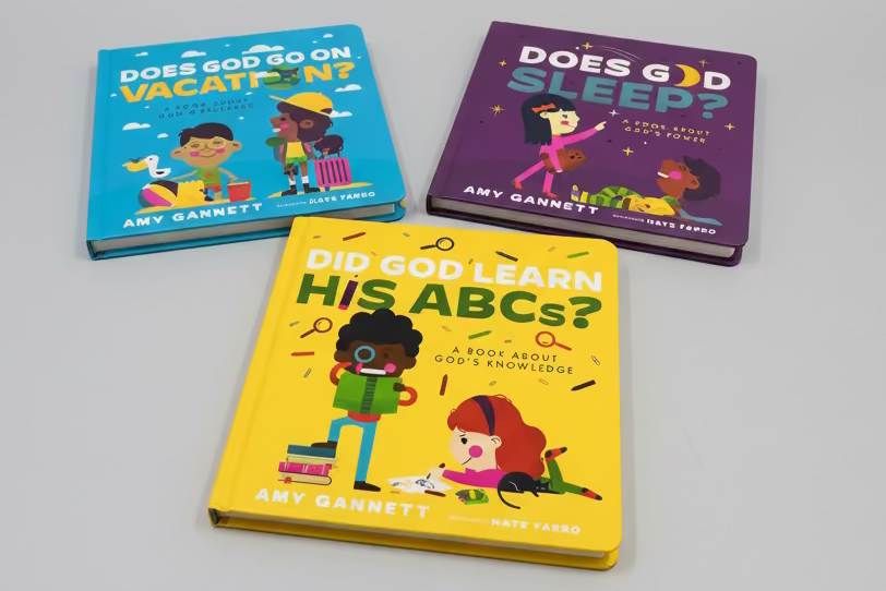 Tiny Theologians Board Book Bundle Set of 3 – 3-book Christian board book set about God's presence, power, and knowledge for toddlers ages 2–5 – faith-based gift