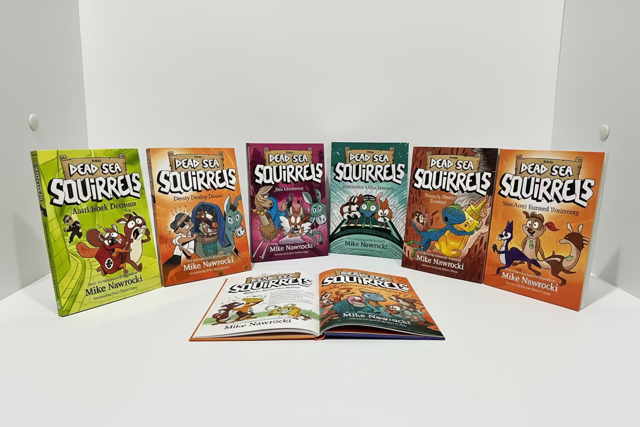 The Dead Sea Squirrels Series Bundle Books 7–12 – set of 6 Christian adventure chapter books for kids ages 8–12 – fun faith-based series by Mike Nawrocki