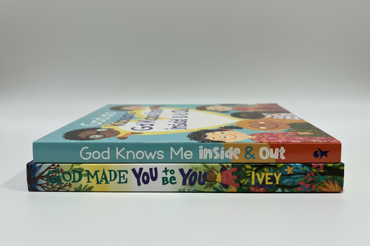 Identity in God Bundle – God Knows Me Inside & Out and God Made You to Be You by Ivey – Christian board books for kids ages 2–6 – faith and purpose gift set
