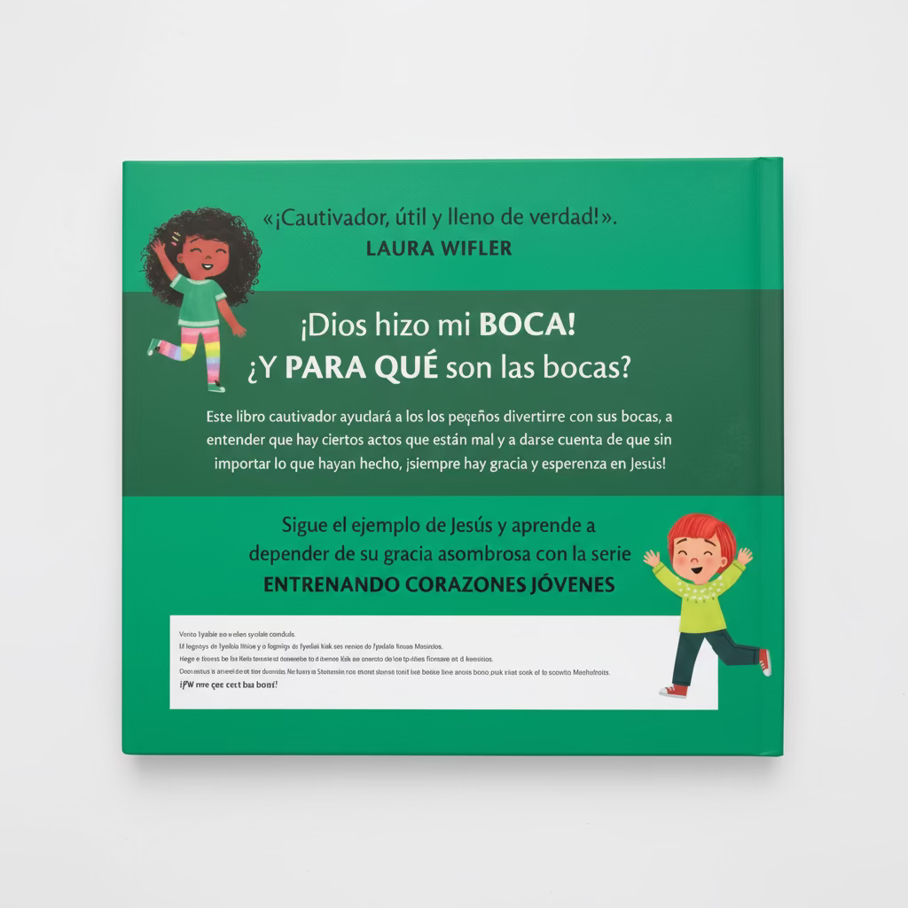 ¿Para qué son las bocas? – Training Young Hearts Spanish Christian lift-the-flap board book cover for toddlers ages 2–4 – Tyndale House Publishers