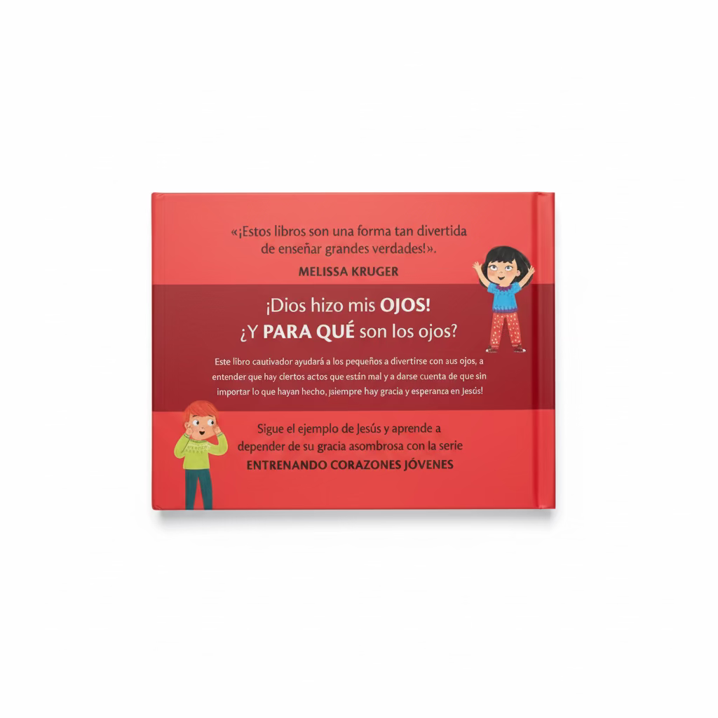 ¿Para qué son los ojos? – Training Young Hearts Spanish Christian lift-the-flap board book cover for toddlers ages 2–4 – Tyndale House Publishers
