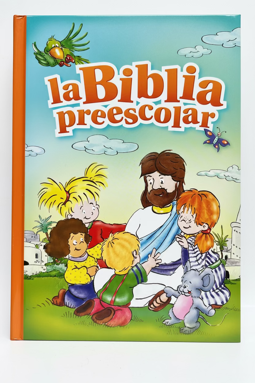 La Biblia Preescolar – The Preschool Bible in Spanish – hardcover Christian Bible for preschoolers ages 3–5 with colorful illustrations