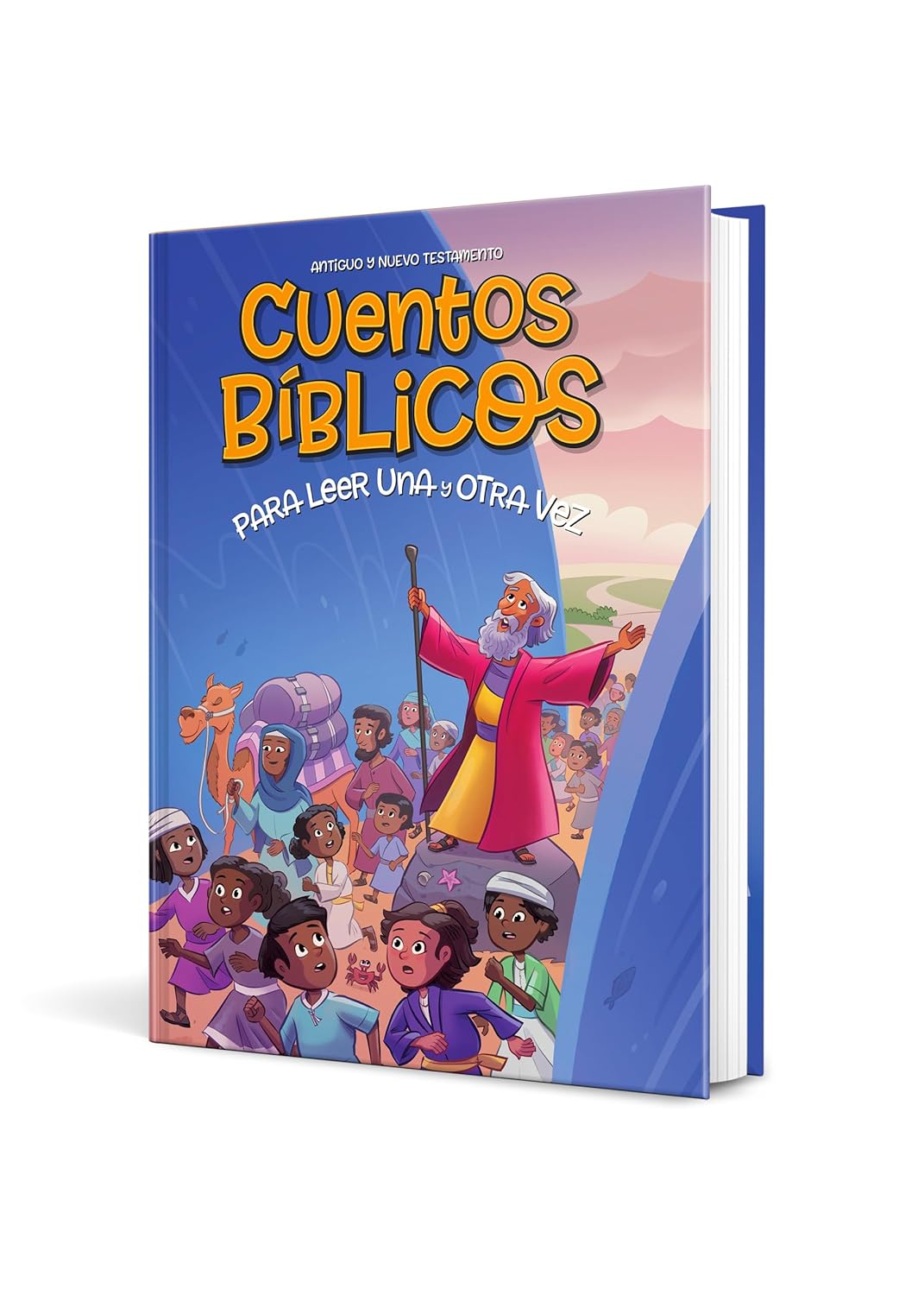Cuentos Bíblicos para Leer una y Otra Vez – Spanish Bible storybook for kids ages 3–7 with colorful illustrated Bible stories – Christian children's book