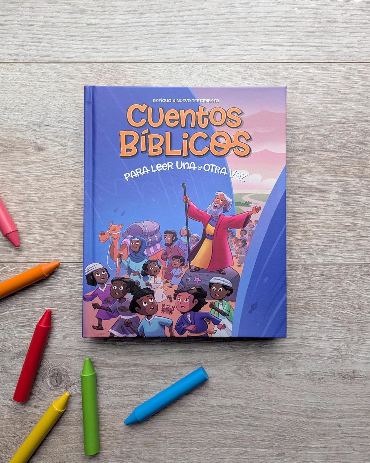 Cuentos Bíblicos para Leer una y Otra Vez – Read Again and Again Bible Storybook in Spanish – children's hardcover for ages 3–7 – faith-based gift