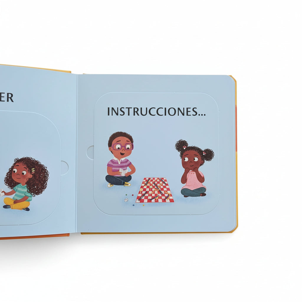 Interior pages of ¿Para qué son los oídos? – Training Young Hearts Spanish Christian lift-the-flap board book with illustrated children for toddlers ages 2–4