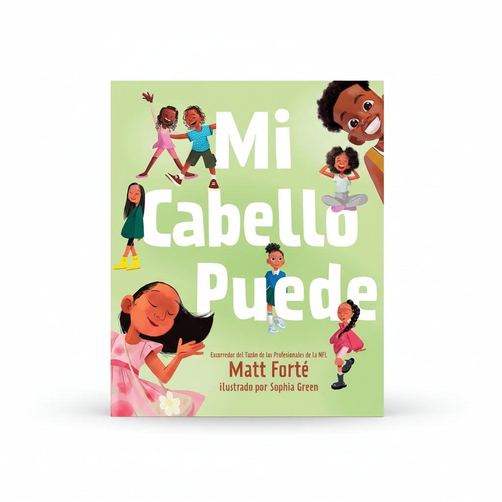My Hair Can – Spanish Christian Picture Book for Kids | Mi Cabello Puede | Ages 4–7. Front cover of Mi Cabello Puede (My Hair Can) – Spanish Christian picture book celebrating natural hair and cultural identity for kids ages 4–7 – Tyndale