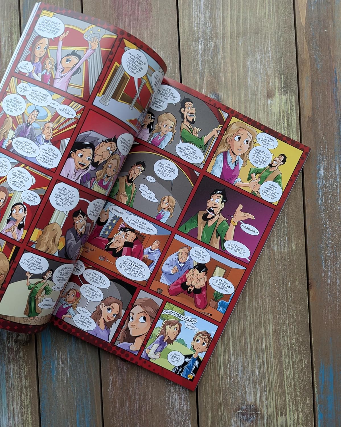 Interior pages of Elsewhere in Odyssey Vol. 1 – Adventures in Odyssey Christian graphic novel with illustrated characters for kids ages 8–12