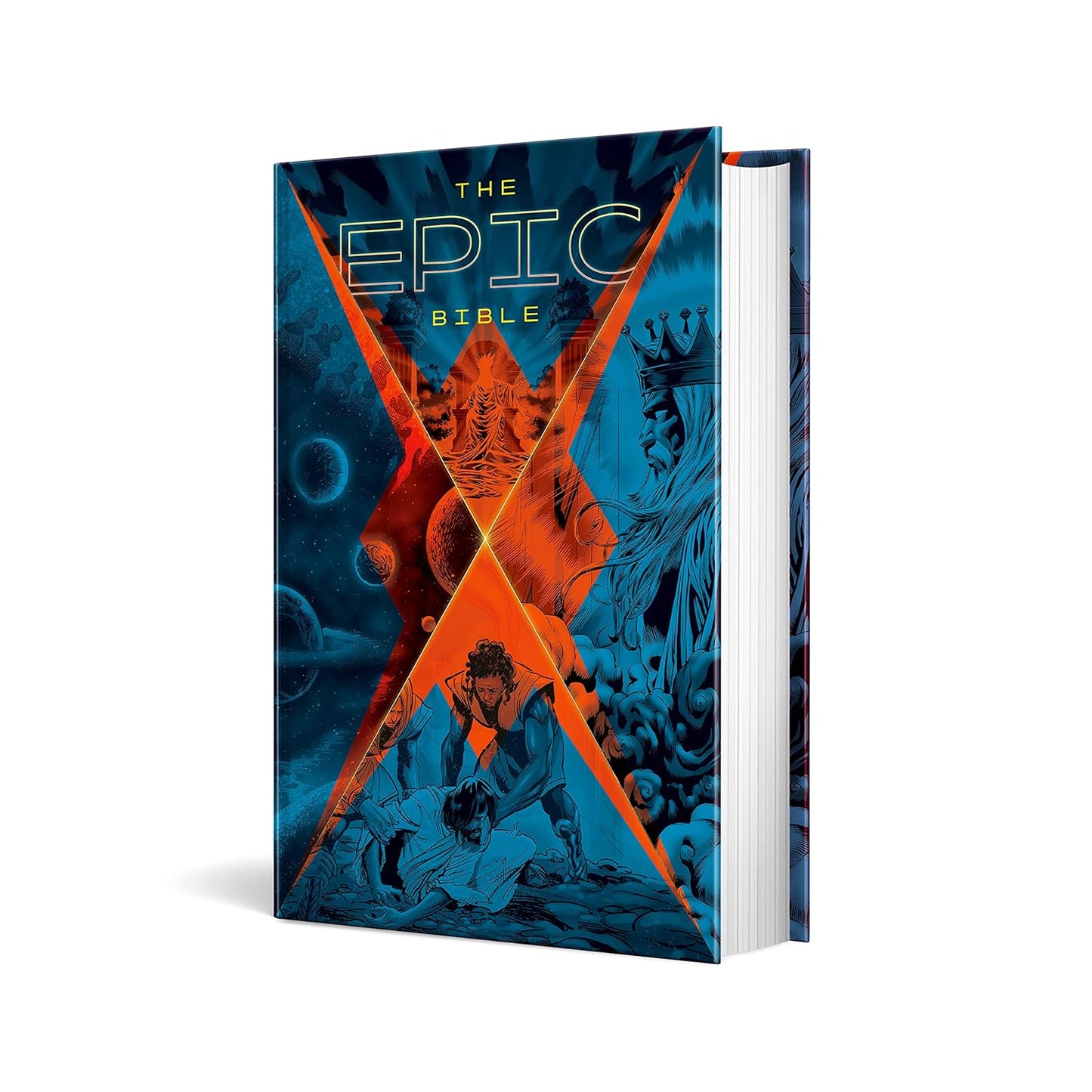 The Epic Bible – hardcover Christian graphic novel Bible illustrated by DC and Marvel artists – 840 pages from Eden to Eternity – ages 12–18