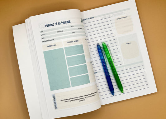 Bible Study Journal for Men, Open pages