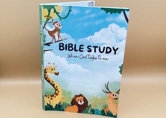 Bible Study Journal for Kids – When God Talks to Me, Front Cover