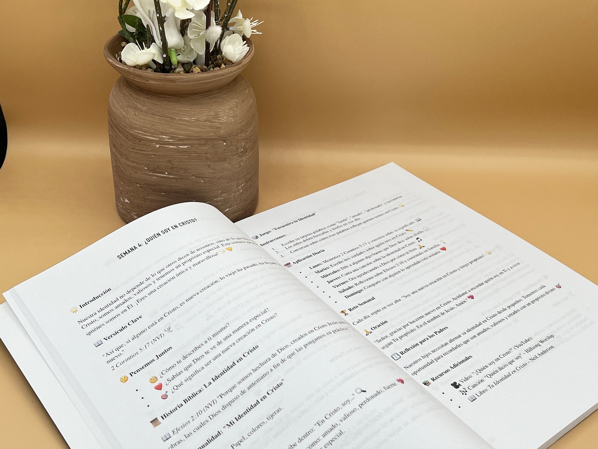 Interactive Family Devotional, Open Pages