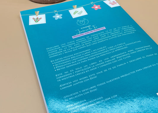 Interactive Family Devotional, Back Cover